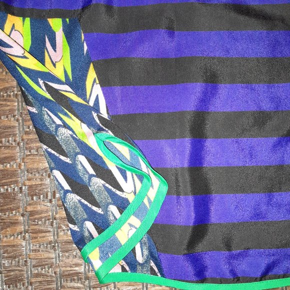 Bar III Colorful Boho Printed Racerback Tanktop Mixed Pattern Blouse Women’s XS - Picture 10 of 11